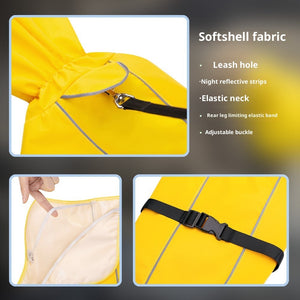 Keep Your Pet Dry and Stylish with Our Outdoor Waterproof Raincoat