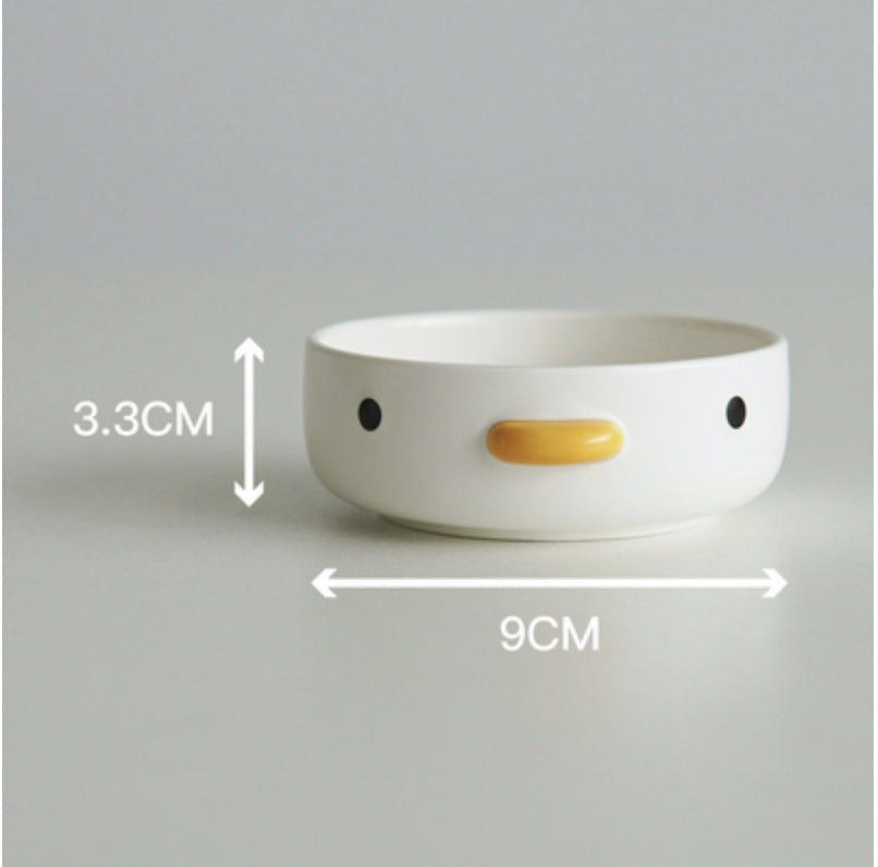 Slanted Ceramic Tall Pet Water Bowl