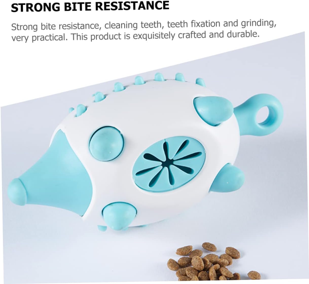 Wear Resistant Pet Treat Dispensing Puzzle Squeaky Chew Toy
