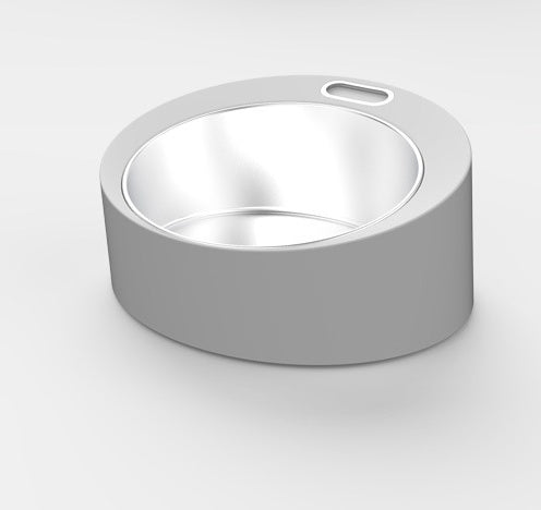 Large Capacity Stainless Steel Pet Feeding Bowl With Scale