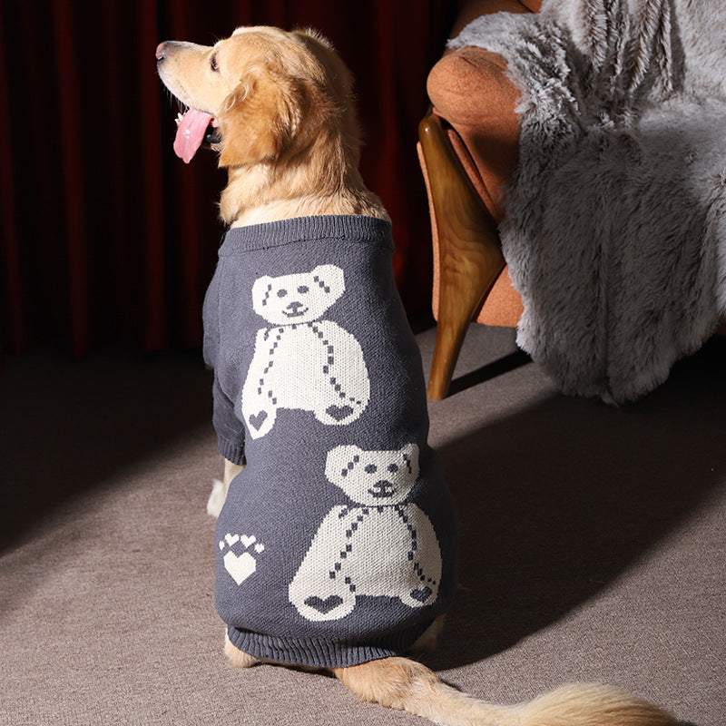 Winter Warm Large Pet Thick Sweater Clothing