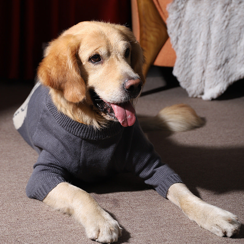 Winter Warm Large Pet Thick Sweater Clothing