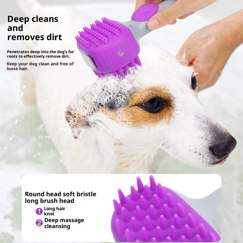 Pet Shower Brush Floating Bath Hair Cleaning Grooming Tool