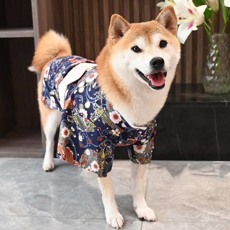 Pet Creative Printed Cotton Clothing Suit
