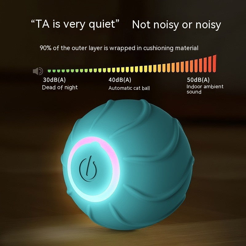 Smart Pet Rolling Ball Interactive Automatic USB Teasing Toy