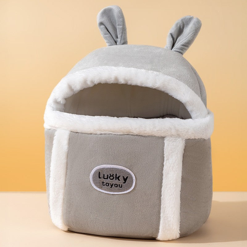 Animal Shaped Pet Backpack Portable Off Shoulder Carrier Bag