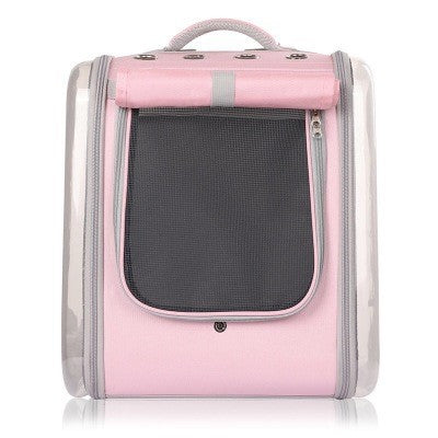 Portable Pet Backpack Travel Carrying Bag For Outdoor Use