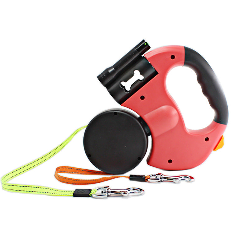 Dual Headed Pet Retractable Leash