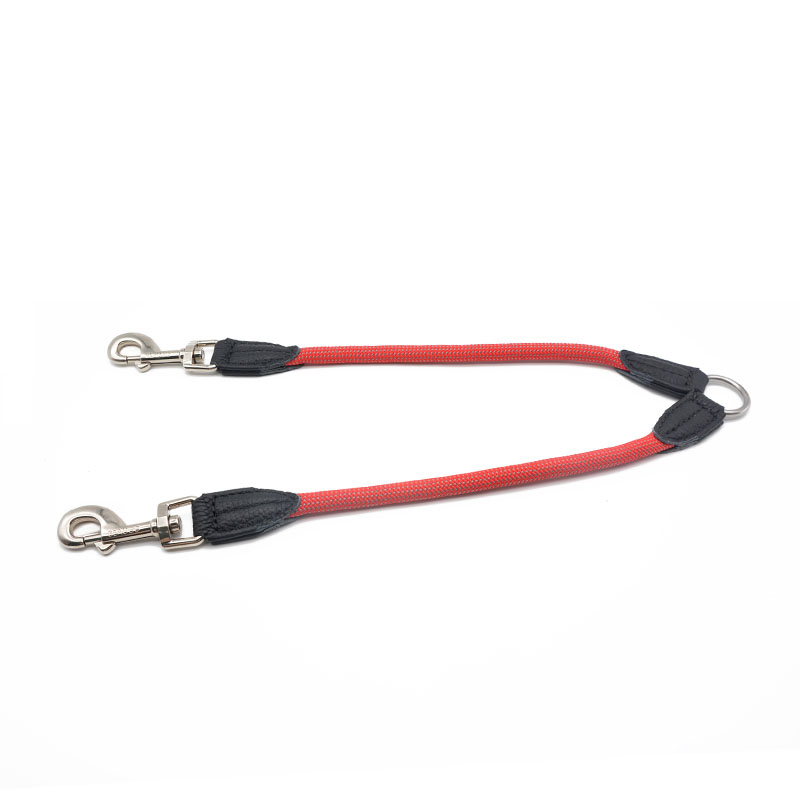 Double Headed Pet Nylon Reflective Leash Tool