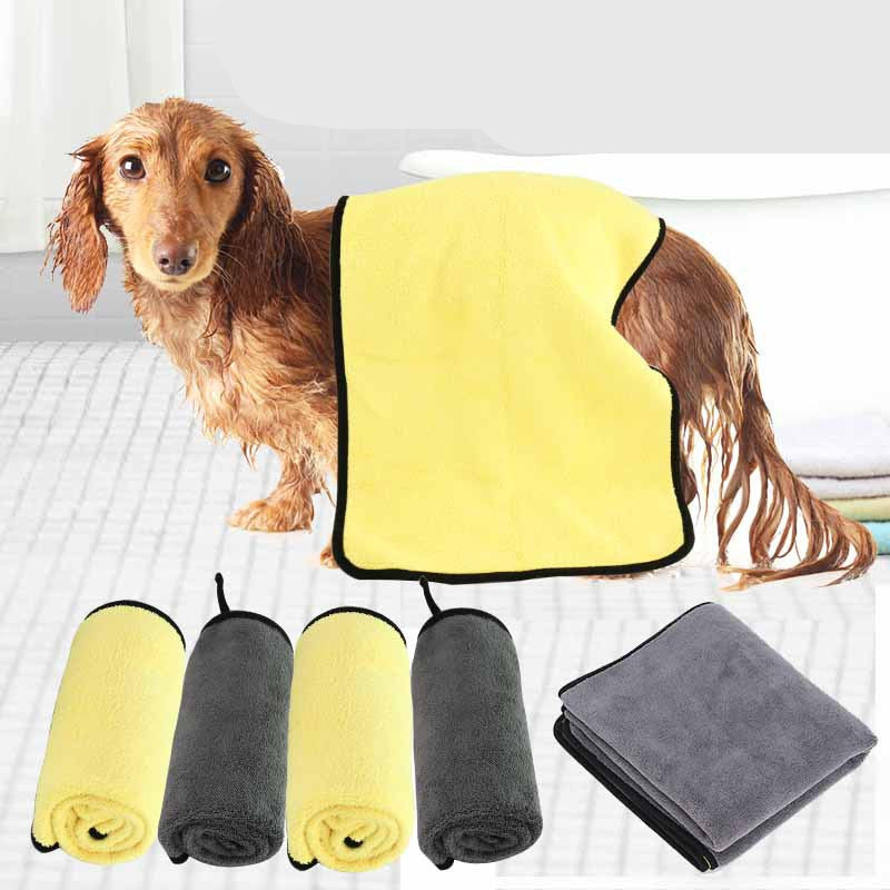 High Quality Absorbent Pet Bath Towel Multi Size Grooming Cloth