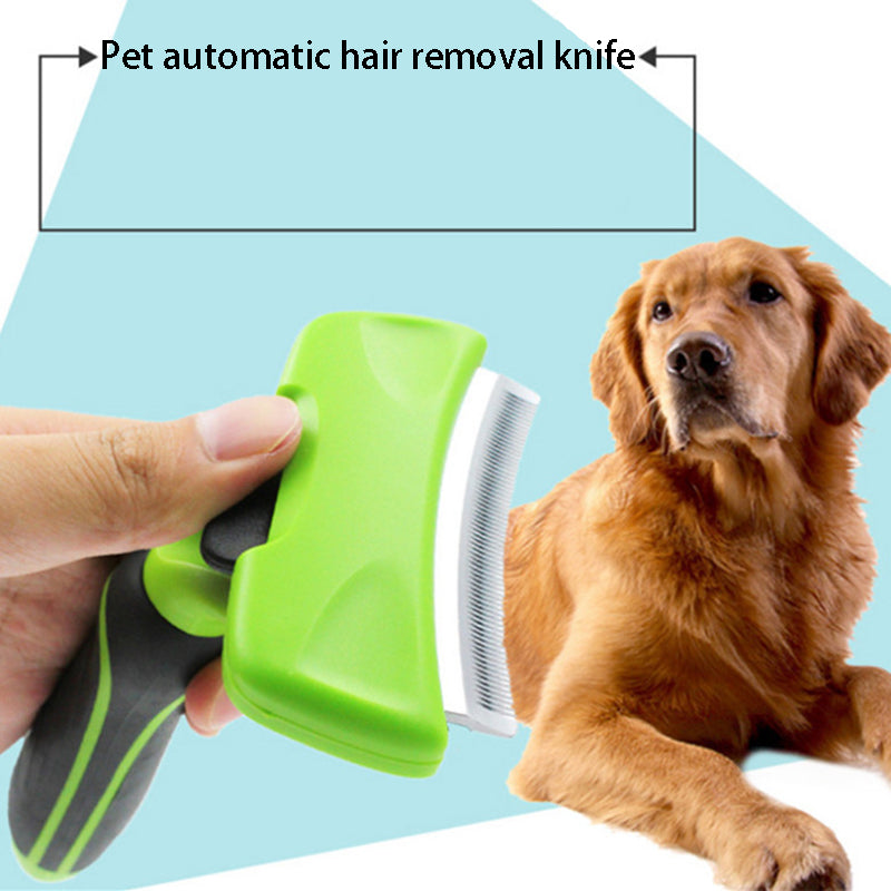 Pet Deshedding Grooming Comb Hair Remover Trimming Tool
