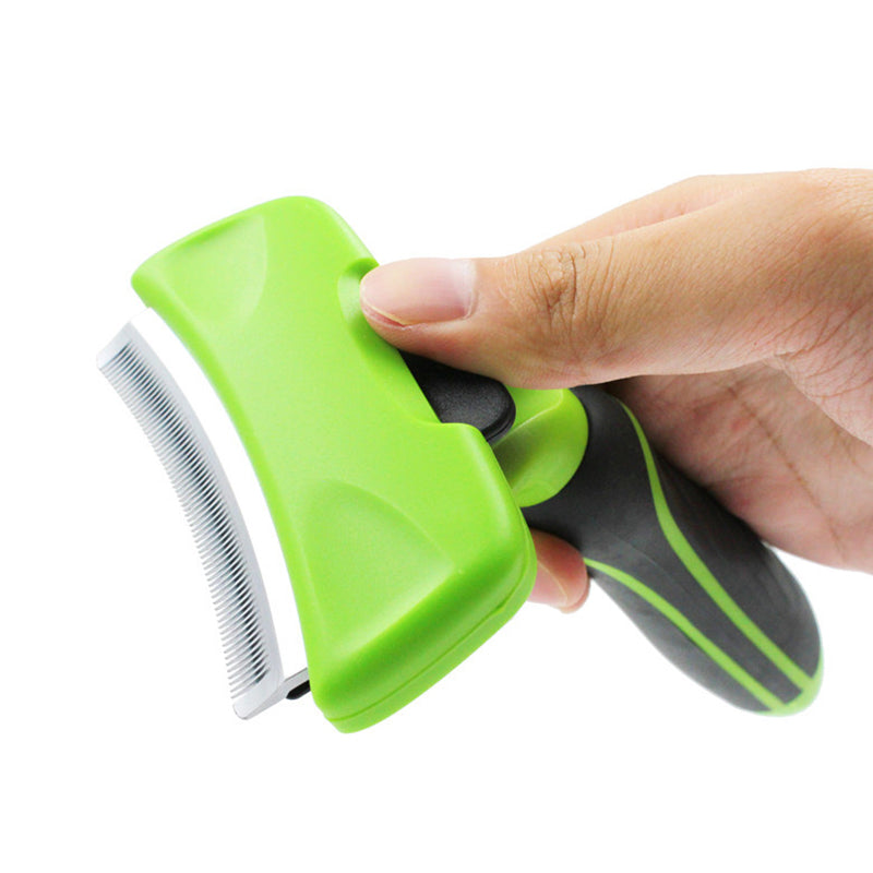 Pet Deshedding Grooming Comb Hair Remover Trimming Tool