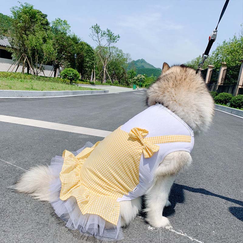 Princess Style Pet Costume Elegant Large Pet Clothing