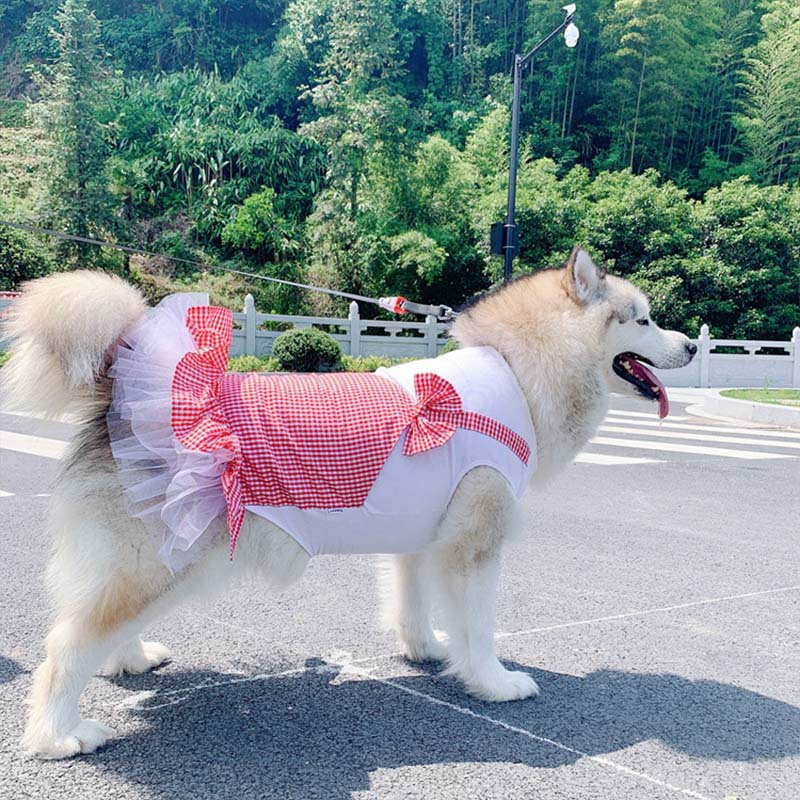 Princess Style Pet Costume Elegant Large Pet Clothing