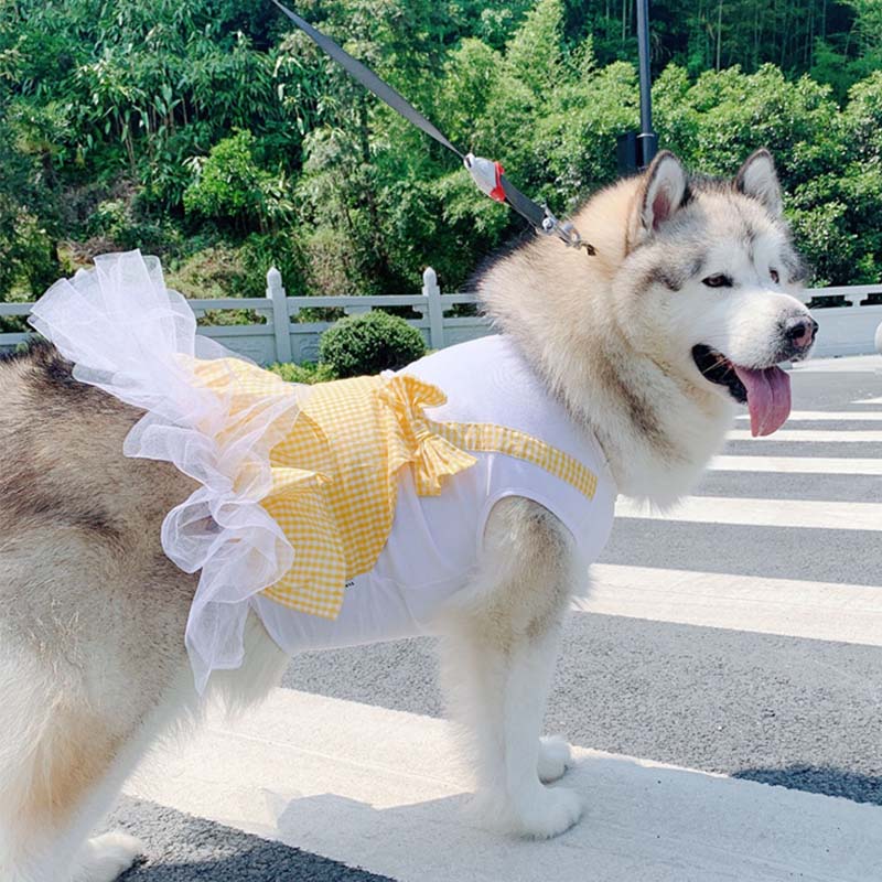 Princess Style Pet Costume Elegant Large Pet Clothing