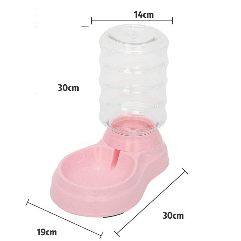 Automatic Pet Water Fountain And Food Feeder 1.8L Container
