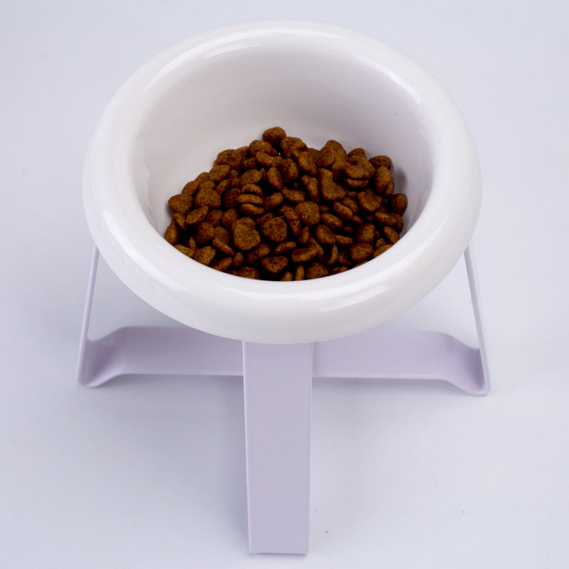 Anti Slip Feeding Bowl With Iron Stand Pet Feeder