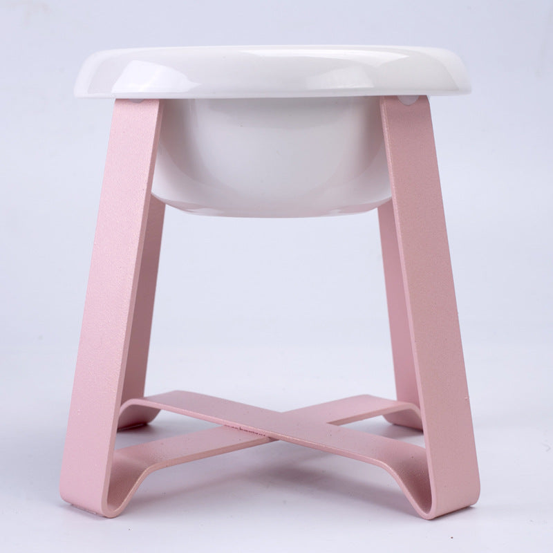 Anti Slip Feeding Bowl With Iron Stand Pet Feeder