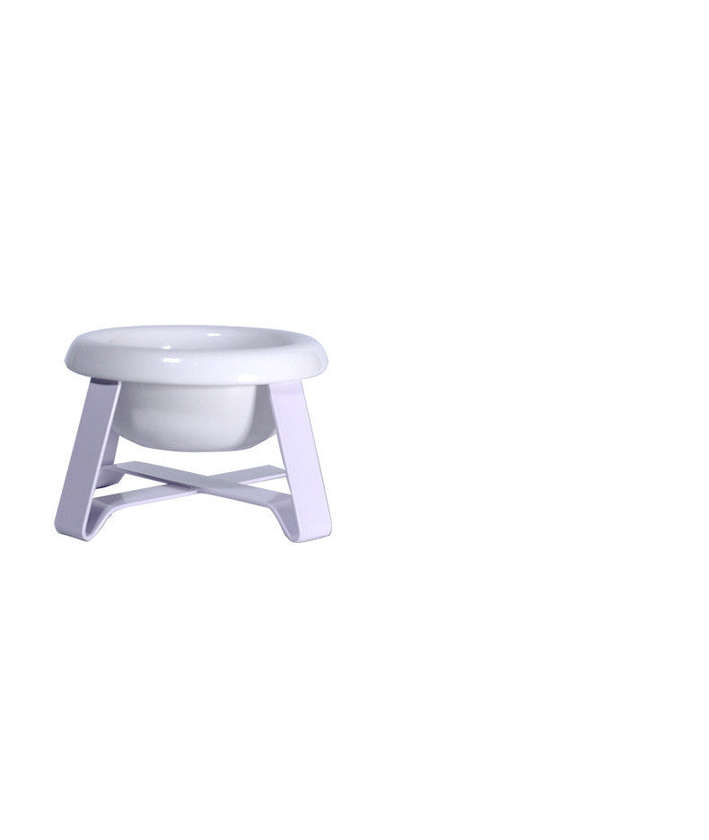 Anti Slip Feeding Bowl With Iron Stand Pet Feeder
