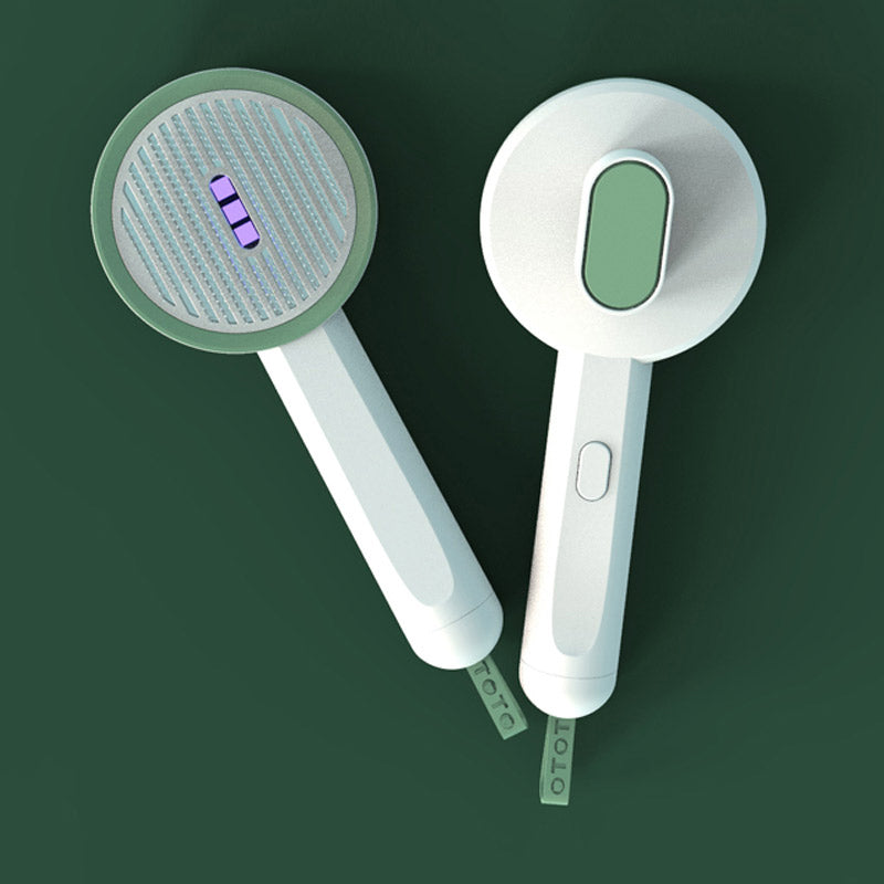 Hoopet 2 In 1 Pet Comb UVC Detection Grooming Brush Tool