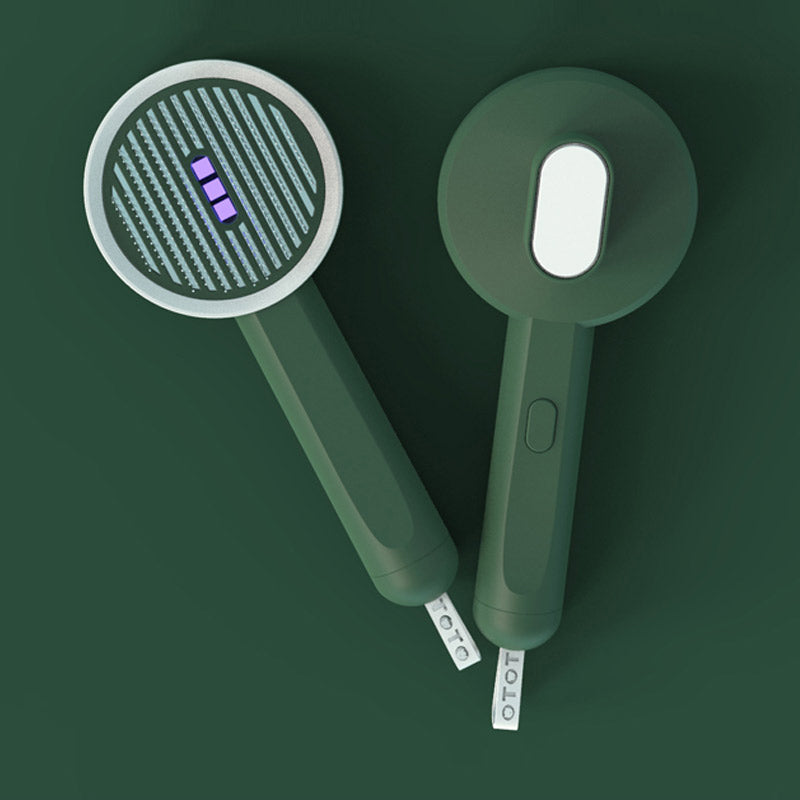 Hoopet 2 In 1 Pet Comb UVC Detection Grooming Brush Tool