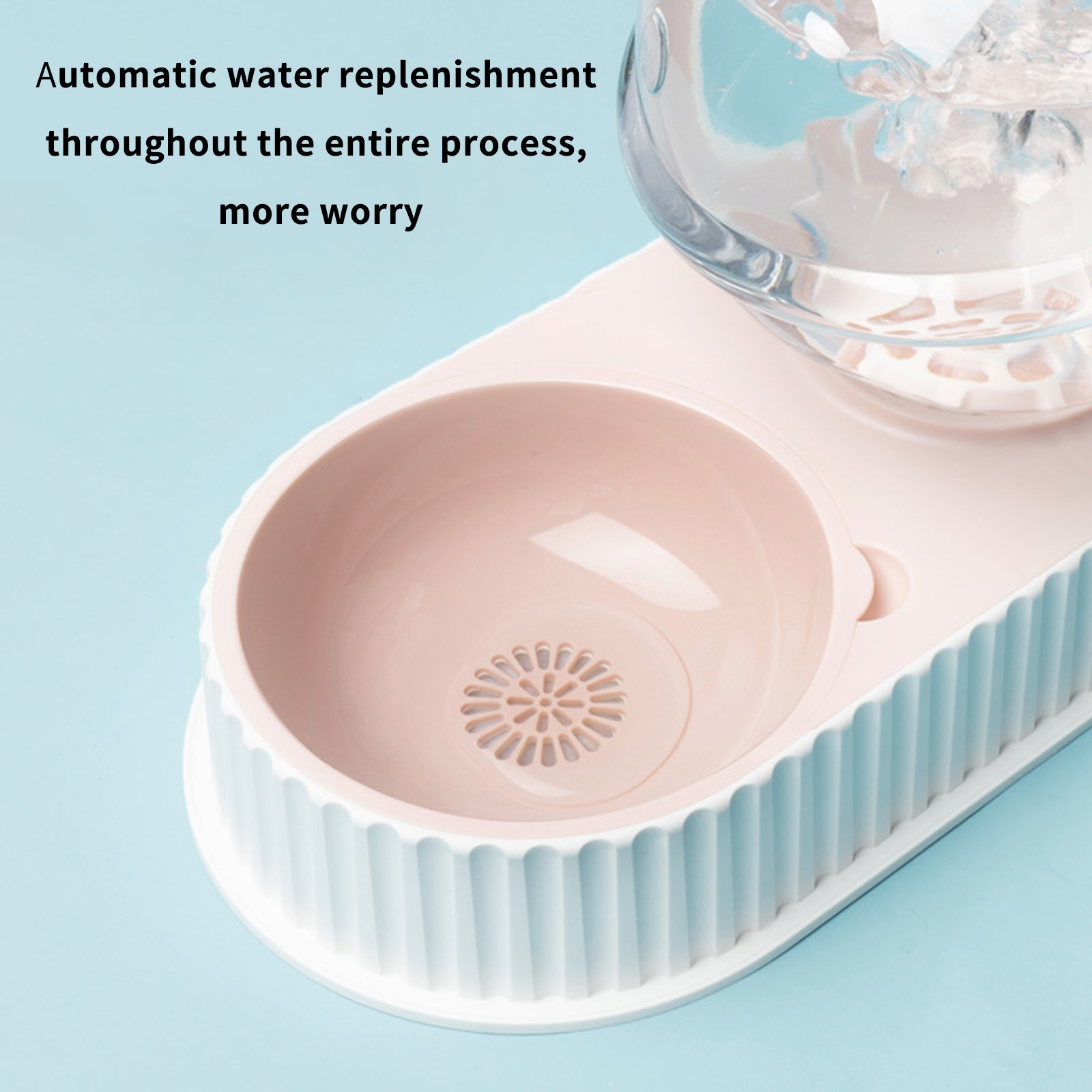 Pet Automatic Feeding And Drinking Bowl Dispenser Suit