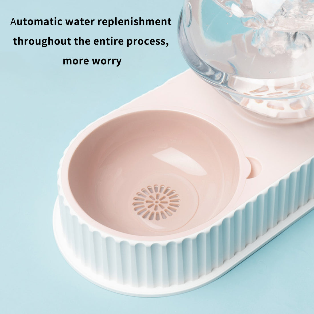 Pet Automatic Feeding And Drinking Bowl Dispenser Suit