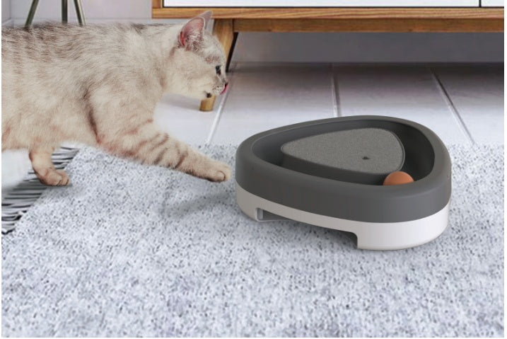 Smart Pet Electric Triangle Turntable Scratcher Interactive Toy