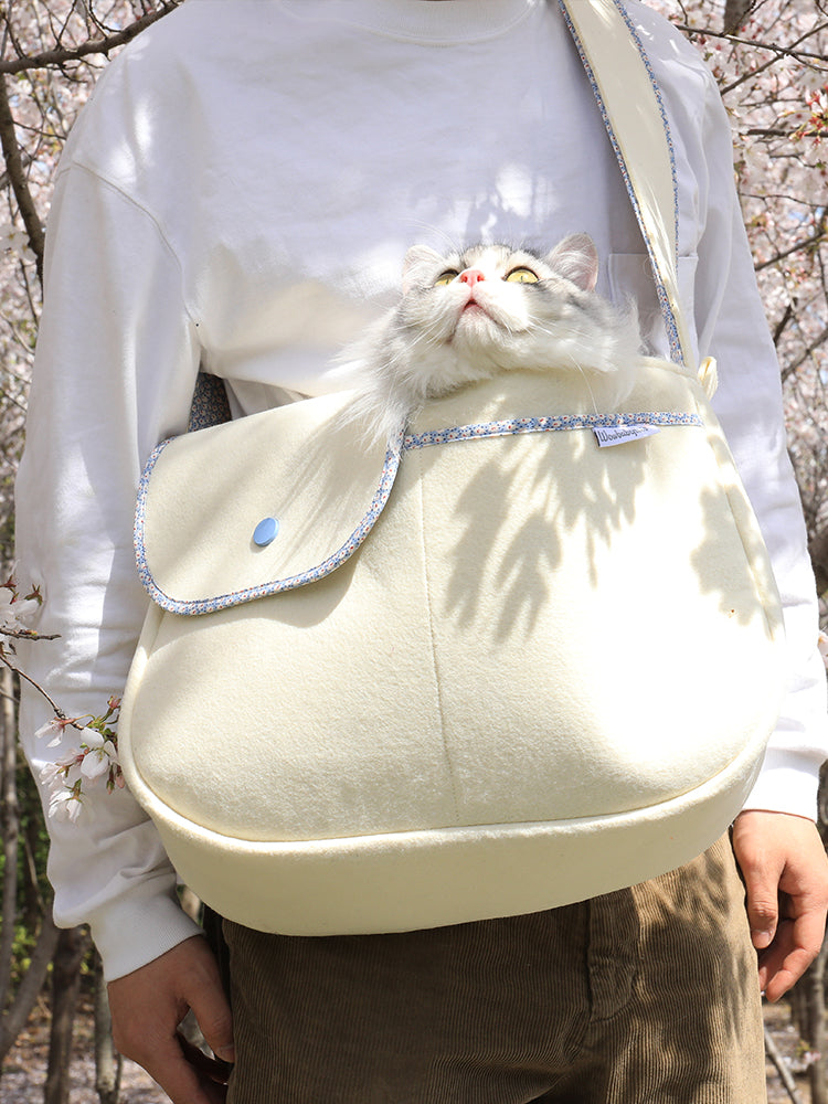 Korean Style Portable Pet Travel Bag Carrier Outdoor Bag