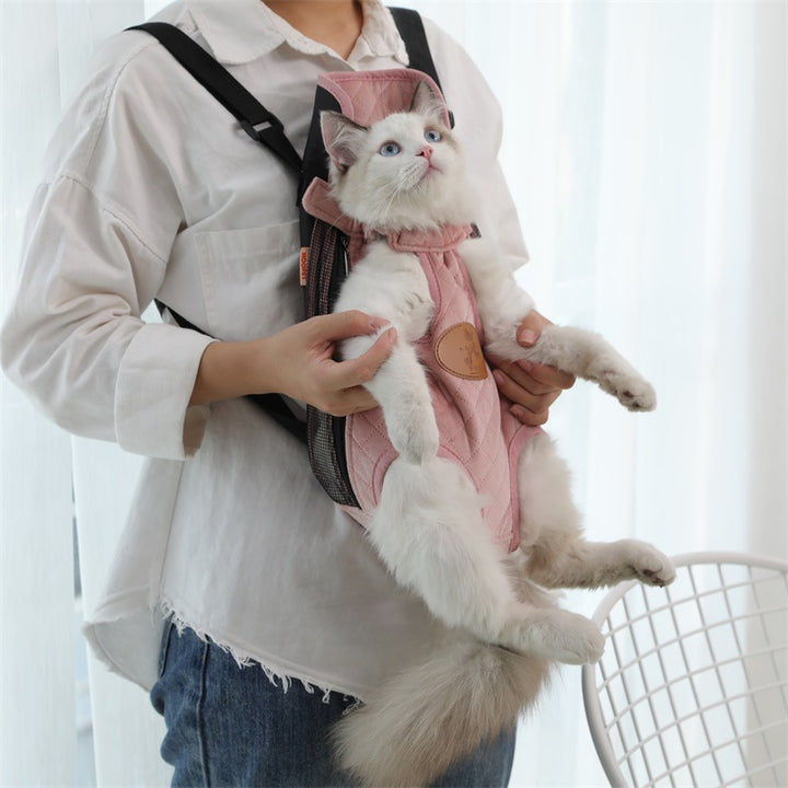 Portable Pet Backpack For Spring Outdoor Travel And Carrying