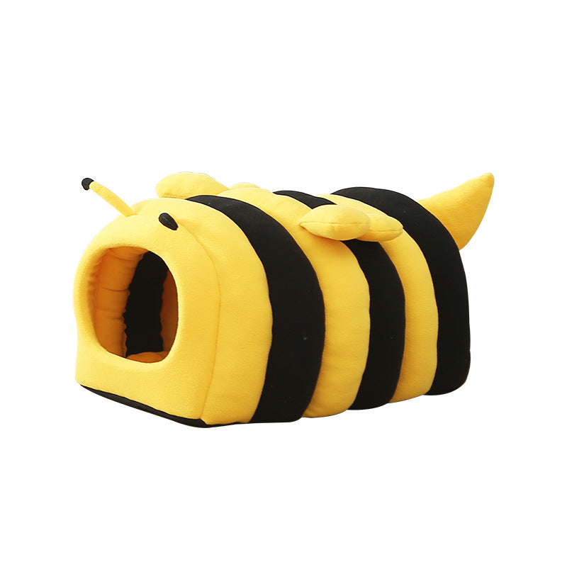 Semi Enclosed Warm Pet Nest Bed For Deep Sleep Comfort