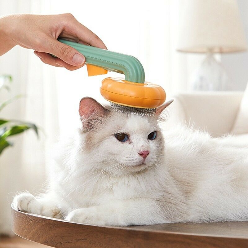 Self Cleaning Pet Slicker Brush Gentle Grooming Tool For Pets