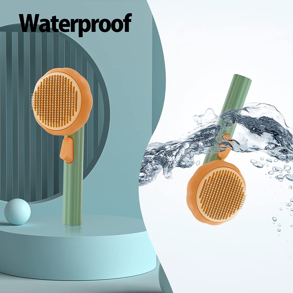 Self Cleaning Pet Slicker Brush Gentle Grooming Tool For Pets