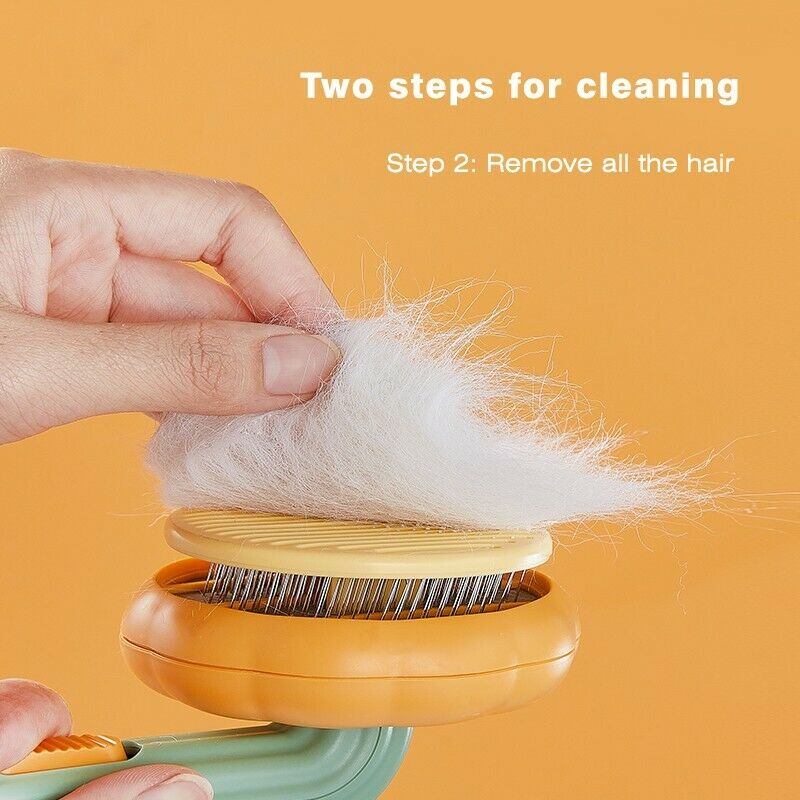 Self Cleaning Pet Slicker Brush Gentle Grooming Tool For Pets