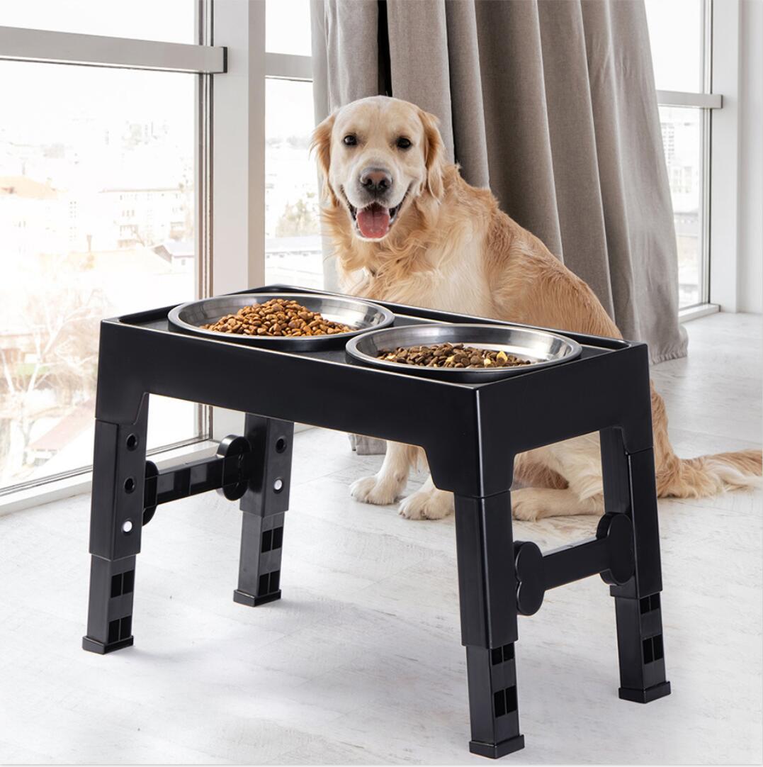 Pet Elevated Feeding Bowl Neck Protection Anti Tumble Suit