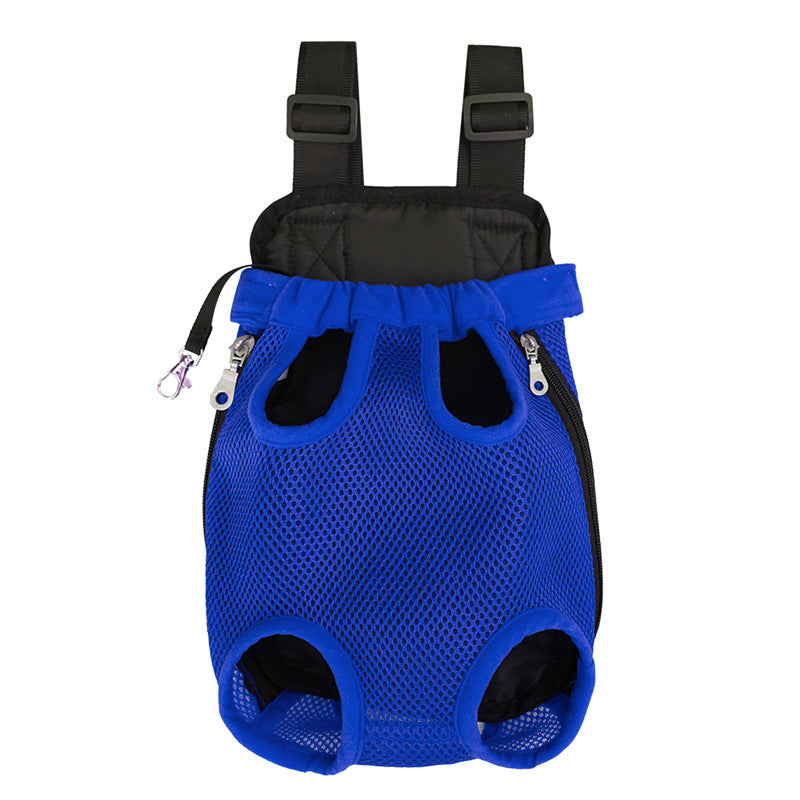 Breathable Portable Pet Backpack Mesh Travel Carrier Bag