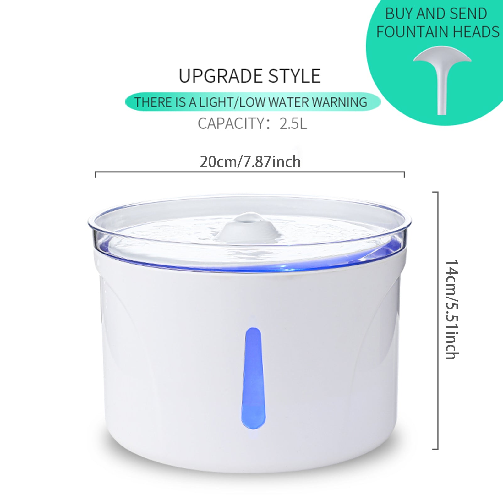 Automatic Circulating Water Pet Drinking Basin Feeder