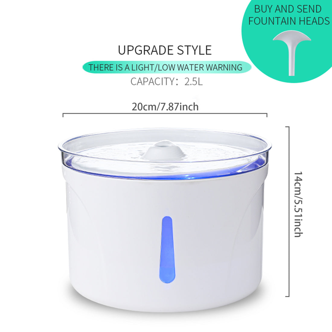 Automatic Circulating Water Pet Drinking Basin Feeder