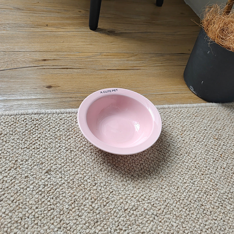 Anti Tumble Ceramic Double Bowl Pet Feeder With Elevated Stand