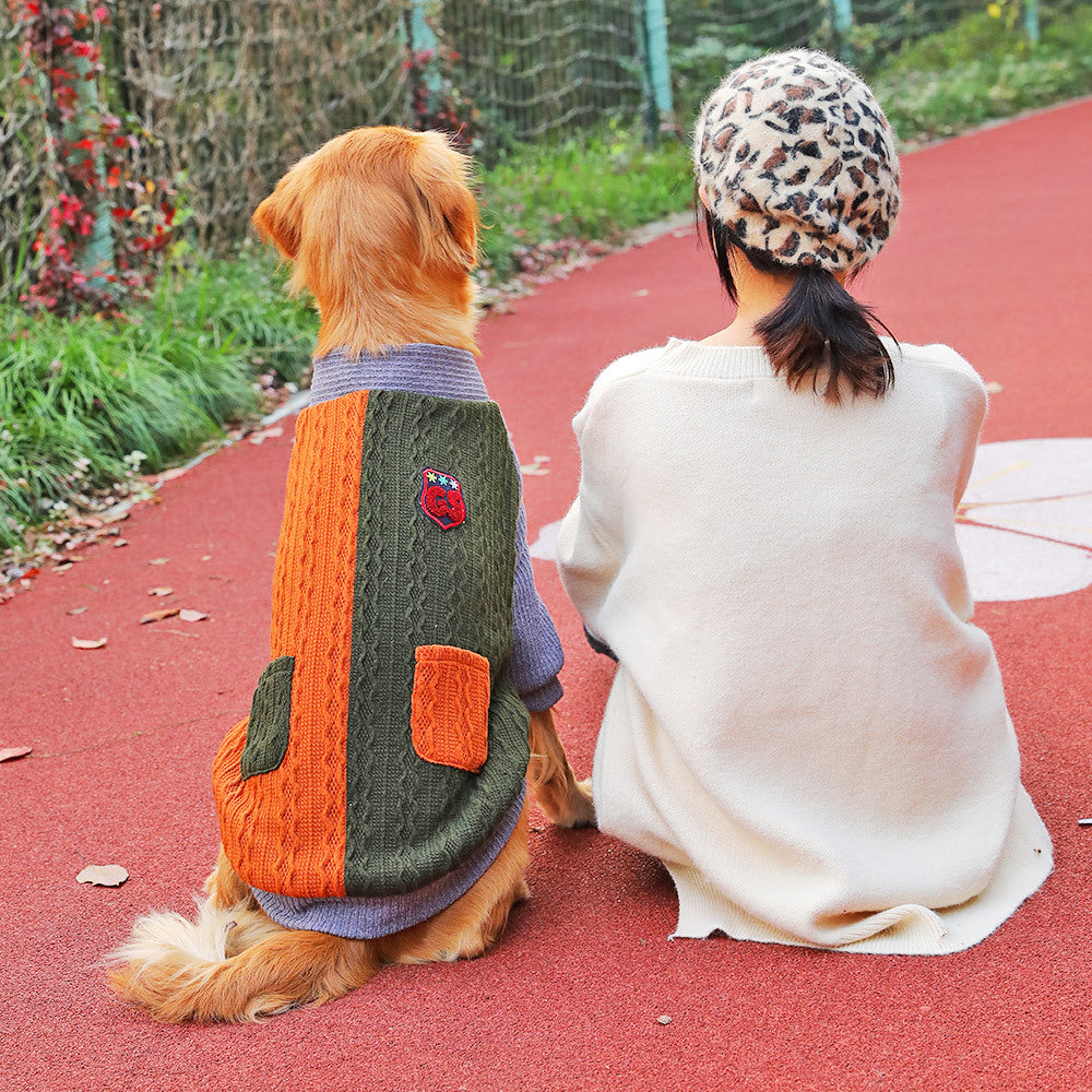 Winter Thickened Large Pet Sweater Warm Clothing