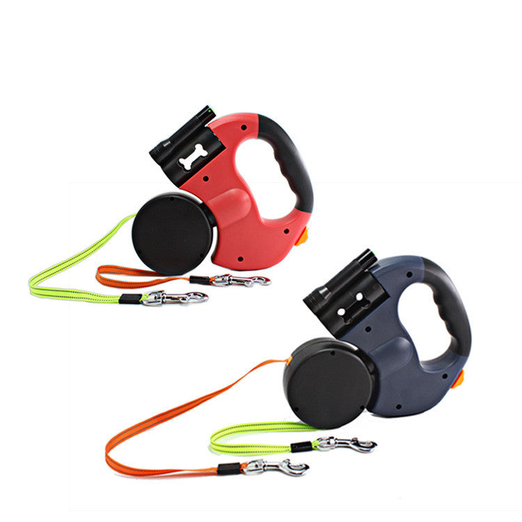 Dual Headed Pet Retractable Leash