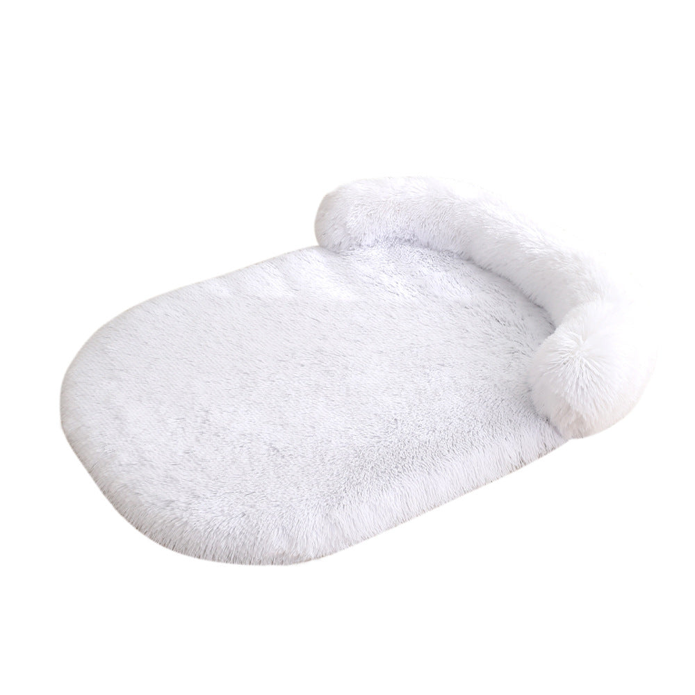 Plush Pet House Bed With Warm Soft Cushion Comfort