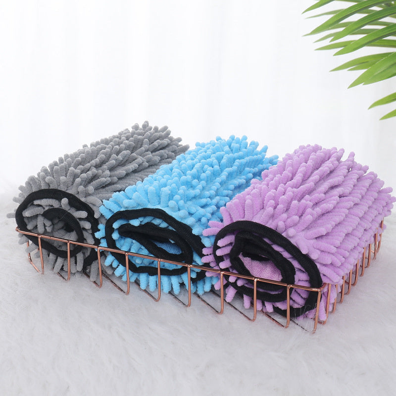 Super Absorbent Pet Bathrobe Microfiber Quick Drying Bath Towel