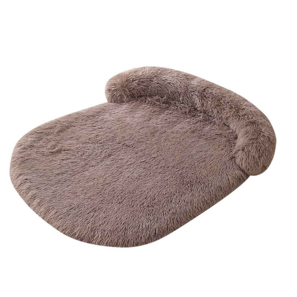 Plush Pet House Bed With Warm Soft Cushion Comfort