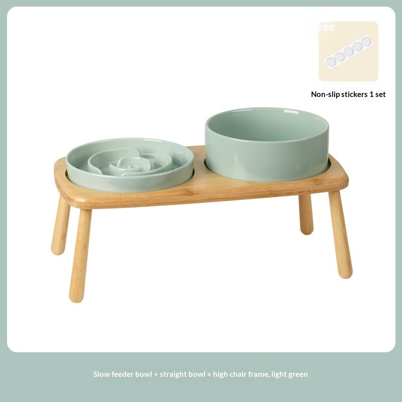 Ceramic Slow Feeding Anti Choking Feeder Bowl