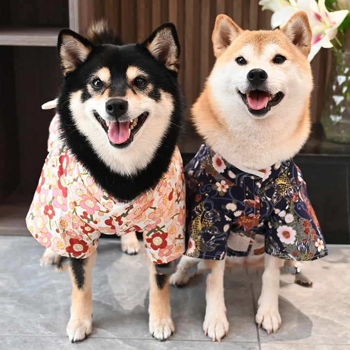Pet Creative Printed Cotton Clothing Suit