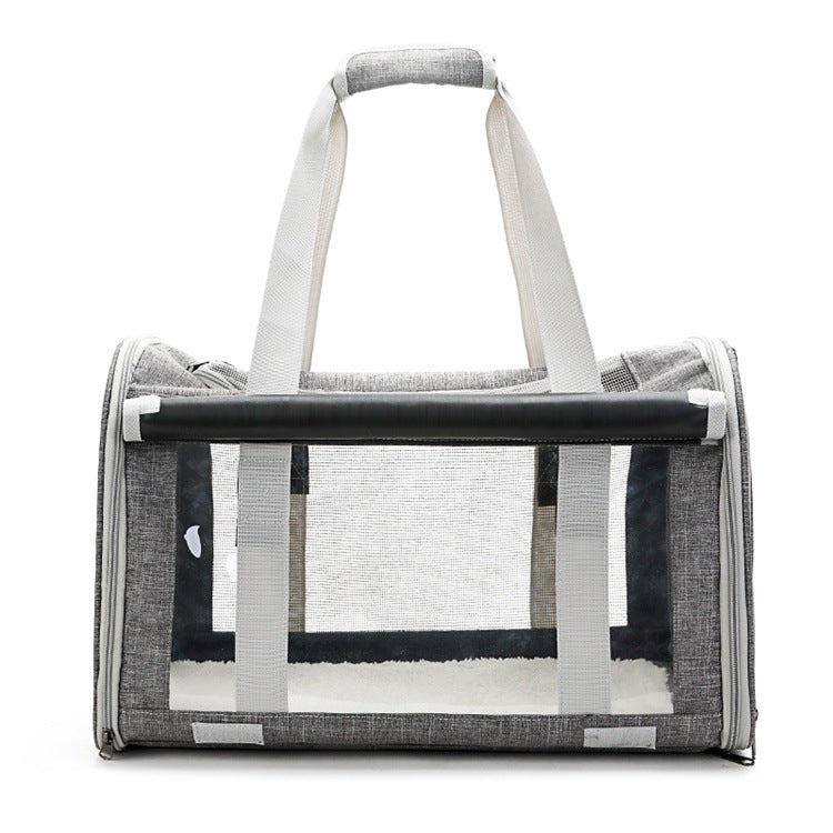 Pet Transparent Breathable Foldable Portable Outdoor Travel Bag