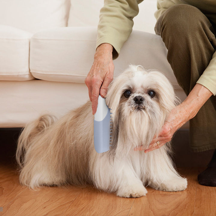 Silicone Pet Massage Brush Deodorizing Grooming Comb Fur Removal Tool