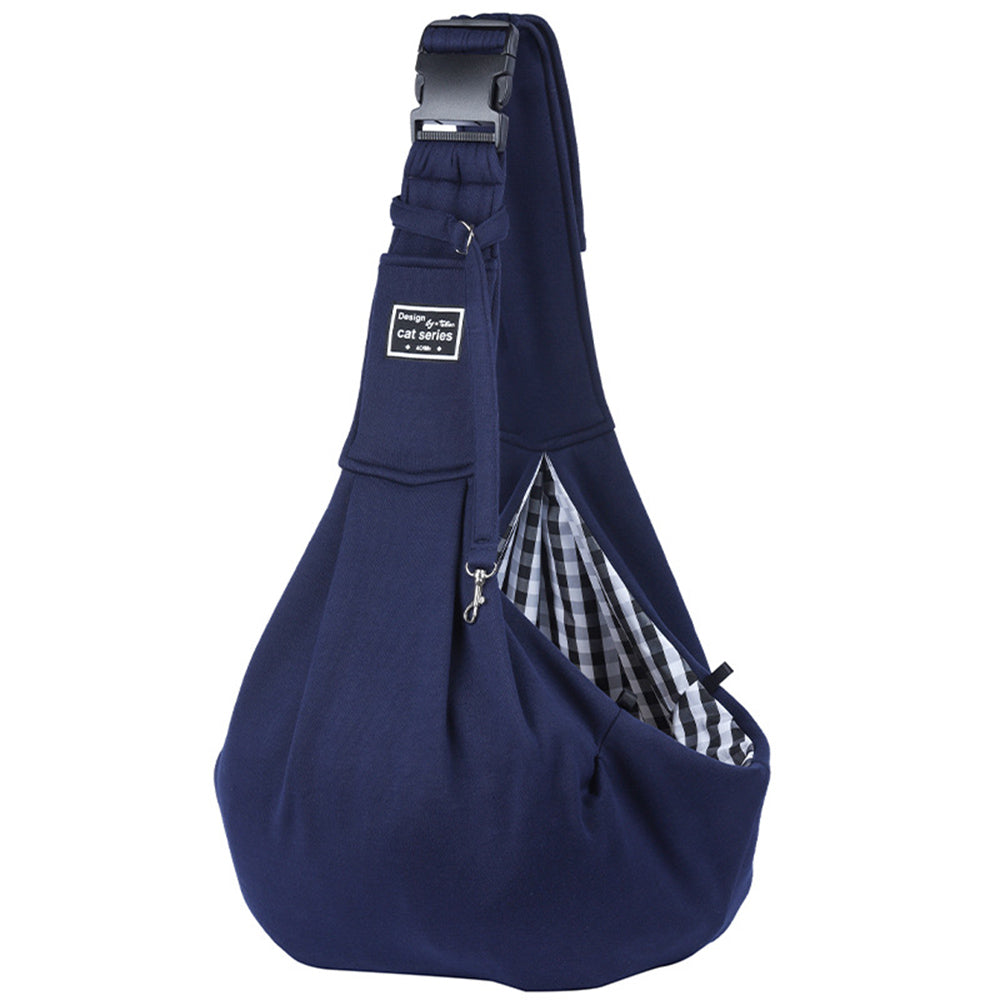 Pet Carrier Bag Outdoor Travel Shoulder Crossbody Cotton Sling Tote