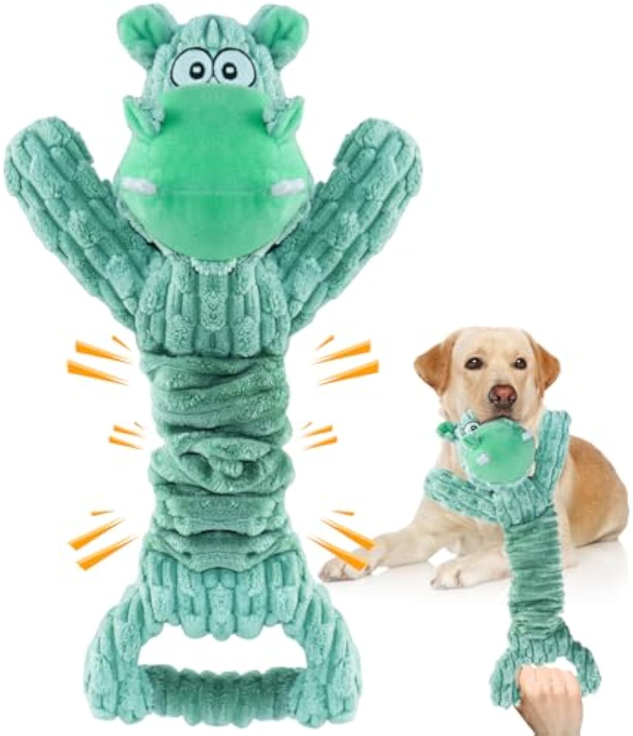 Large Plush Pet Squeaky Tug Of War Indoor Play Toy